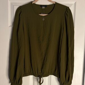 Tommy Hilfiger NEW Blouse with gold trimming size SP